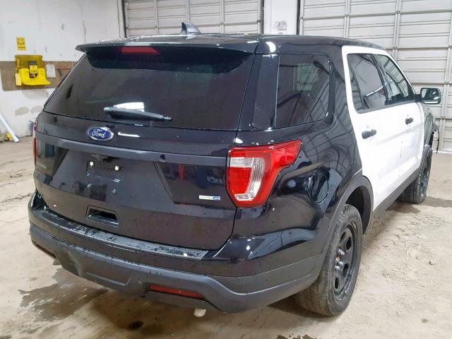 1FM5K8AR1JGB93159 - 2018 FORD EXPLORER P TWO TONE photo 4