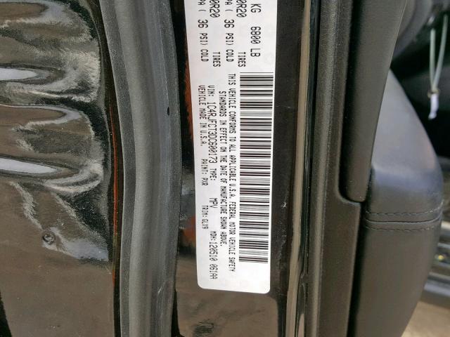 1C4RJFCT3DC600173 - 2013 JEEP GRAND CHER GRAY photo 10