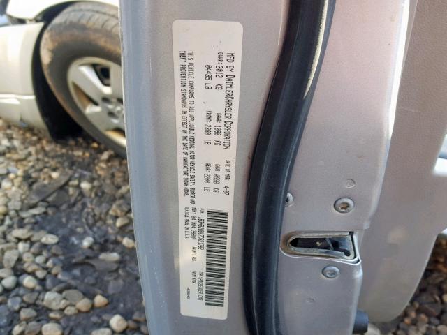 1B3HB28B07D321782 - 2007 DODGE CALIBER SILVER photo 10