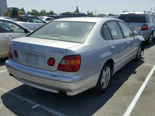 JT8BD68S9X0059224 - 1999 LEXUS GS 300 SILVER photo 4