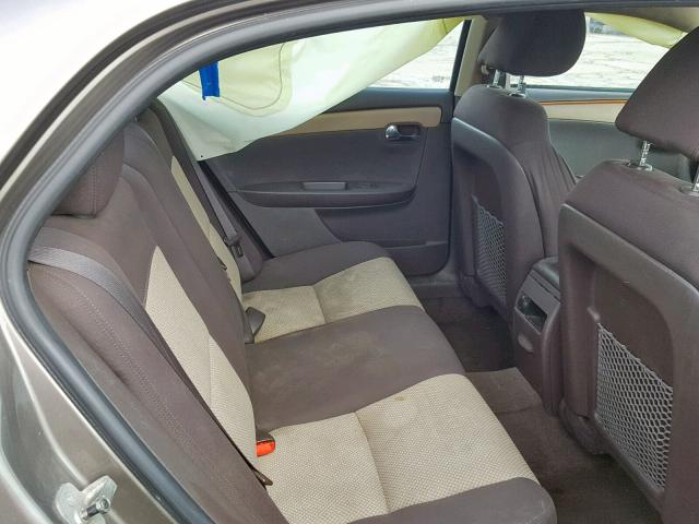 1G1ZC5EU7BF176396 - 2011 CHEVROLET MALIBU 1LT ყავისფერი ფოტო 6