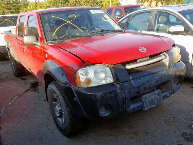 1N6ED29X93C437937 - 2003 NISSAN FRONTIER C RED photo 1