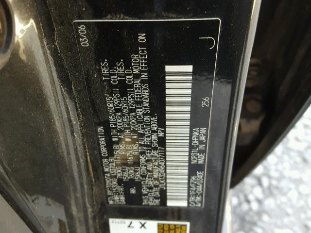 JTLKT324964077117 - 2006 TOYOTA SCION XB 绿色 照片 10