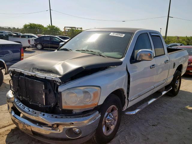 3D7KR28C56G145067 - 2006 DODGE RAM 2500 S WHITE photo 2