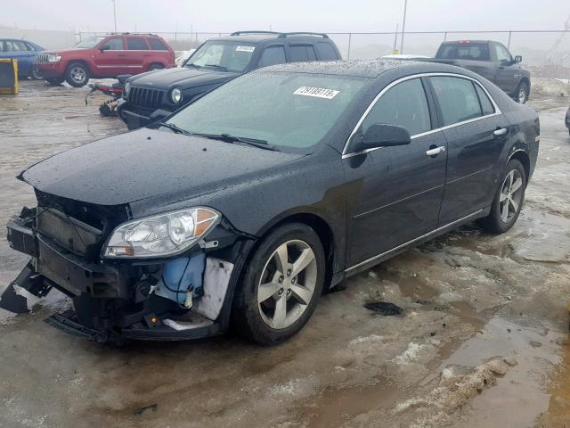 1G1ZC5E01CF281241 - 2012 CHEVROLET MALIBU 1LT 黑色 照片 2