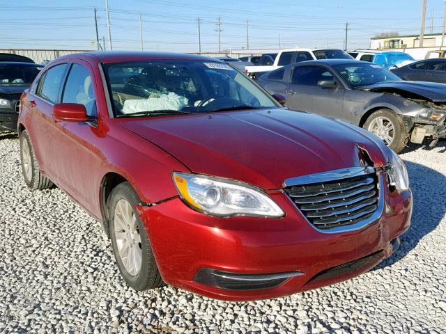 1C3CCBBB2CN288890 - 2012 CHRYSLER 200 TOURIN RED photo 1