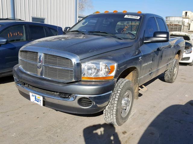 3D7LX38C46G200009 - 2006 DODGE RAM 3500 S GRAY photo 2