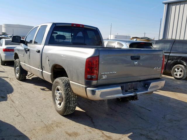 3D7LX38C46G200009 - 2006 DODGE RAM 3500 S GRAY photo 3