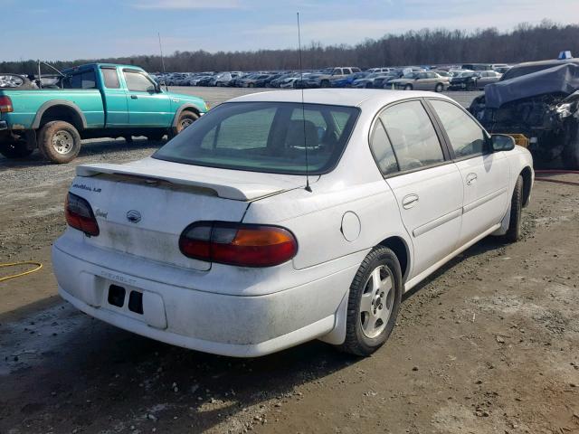 1G1NE52J12M533666 - 2002 CHEVROLET MALIBU LS WHITE photo 4