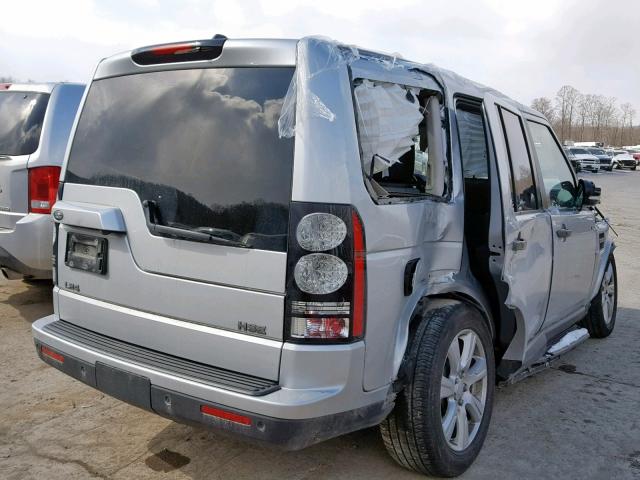 SALAG2V63GA808302 - 2016 LAND ROVER LR4 HSE SILVER photo 4