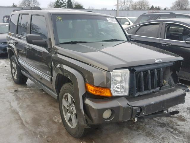 1J8HG48K86C363190 - 2006 JEEP COMMANDER BROWN photo 1