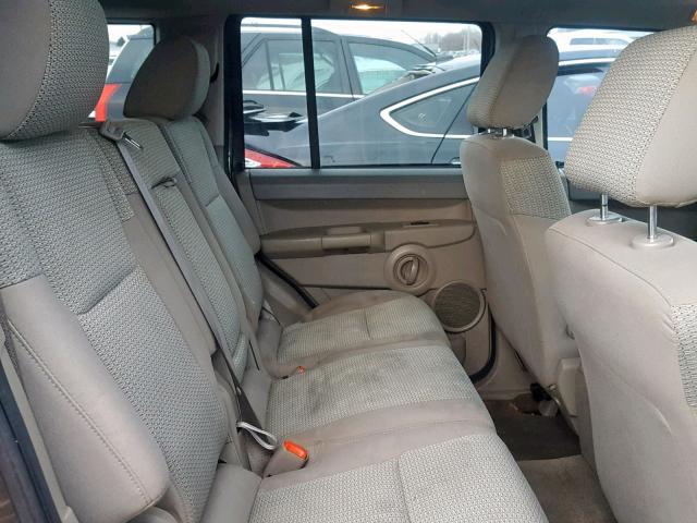 1J8HG48K86C363190 - 2006 JEEP COMMANDER BROWN photo 6