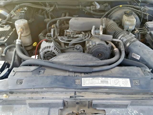 1GNCS18W8YK254388 - 2000 CHEVROLET BLAZER BLUE photo 7