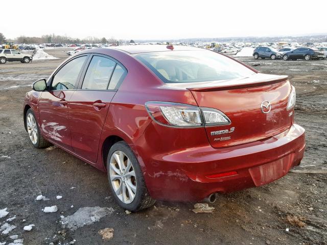 JM1BL1S67A1157883 - 2010 MAZDA 3 S RED photo 3