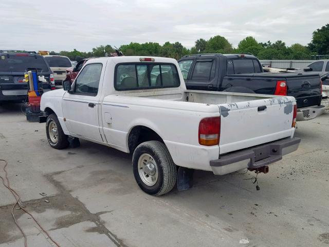 1FTCR10A8VUA32356 - 1997 FORD RANGER WHITE photo 3