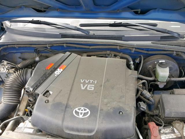 5TETU22N46Z155858 - 2006 TOYOTA TACOMA X-R BLUE photo 7