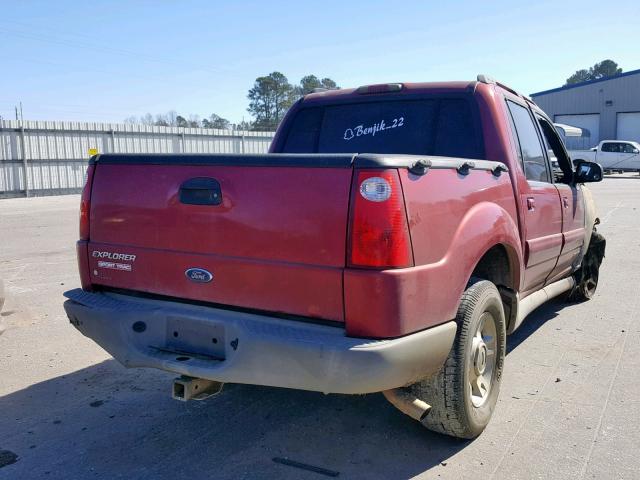 1FMZU67E22UB94280 - 2002 FORD EXPLORER S MAROON photo 4