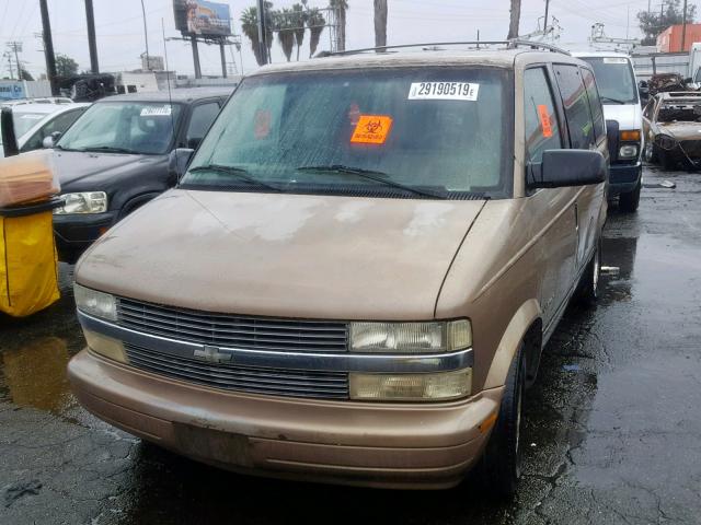 1GNDM19W0SB150658 - 1995 CHEVROLET ASTRO BEIGE photo 2