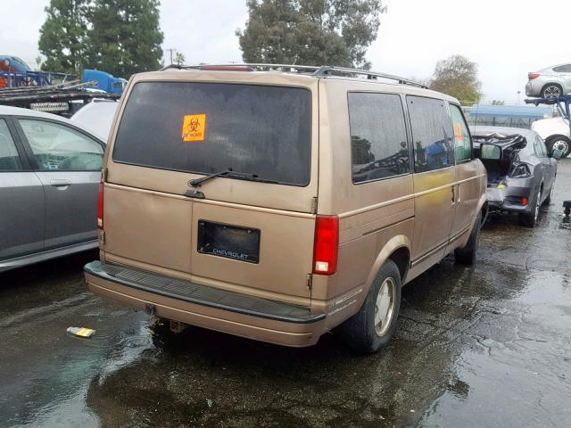 1GNDM19W0SB150658 - 1995 CHEVROLET ASTRO BEIGE photo 4