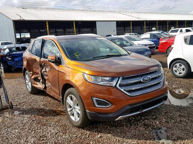 2FMPK3K81HBC55629 - 2017 FORD EDGE TITAN ORANGE photo 1