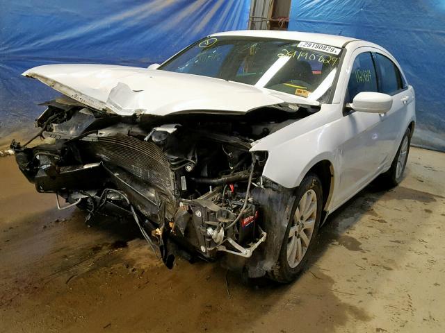 1C3CCBBB4CN124637 - 2012 CHRYSLER 200 TOURIN WHITE photo 2