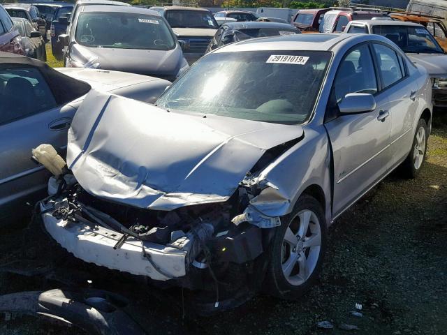 JM1BK323641175283 - 2004 MAZDA 3 S SILVER photo 2