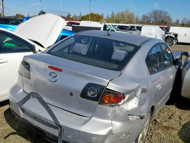 JM1BK323641175283 - 2004 MAZDA 3 S SILVER photo 4