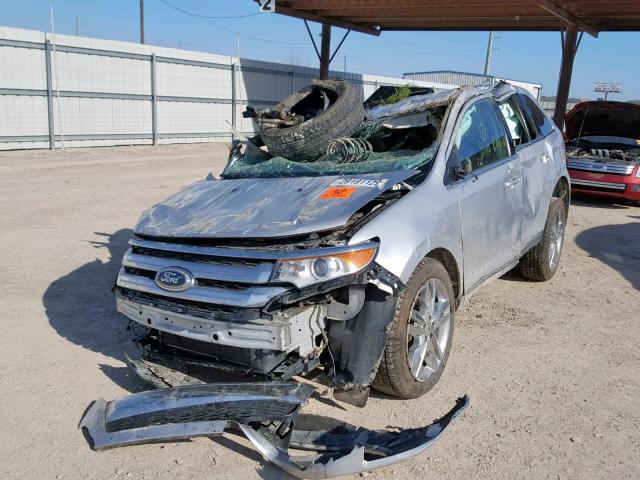 2FMDK3KC6CBA20109 - 2012 FORD EDGE LIMIT SILVER photo 2