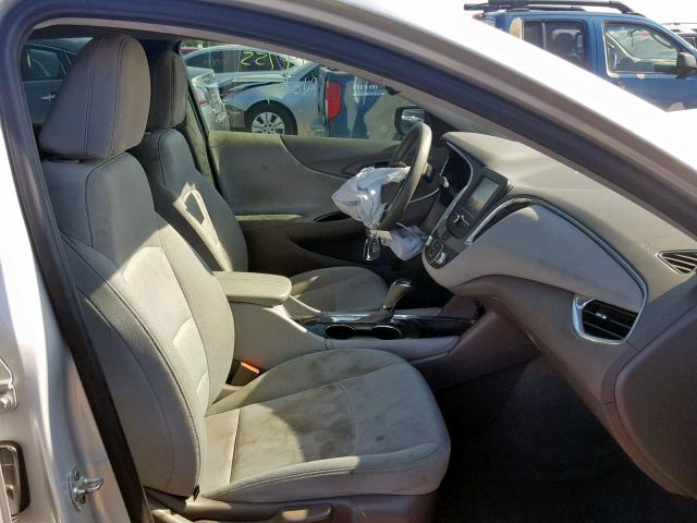 1G1ZE5ST0GF251467 - 2016 CHEVROLET MALIBU LT SILVER photo 5