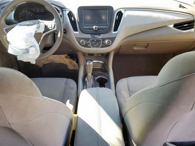 1G1ZE5ST0GF251467 - 2016 CHEVROLET MALIBU LT SILVER photo 9