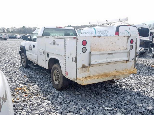 1GTHC24U44E370850 - 2004 GMC SIERRA C25 WHITE photo 3