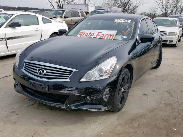 JN1CV6AP4BM304914 - 2011 INFINITI G37 BASE BLACK photo 2