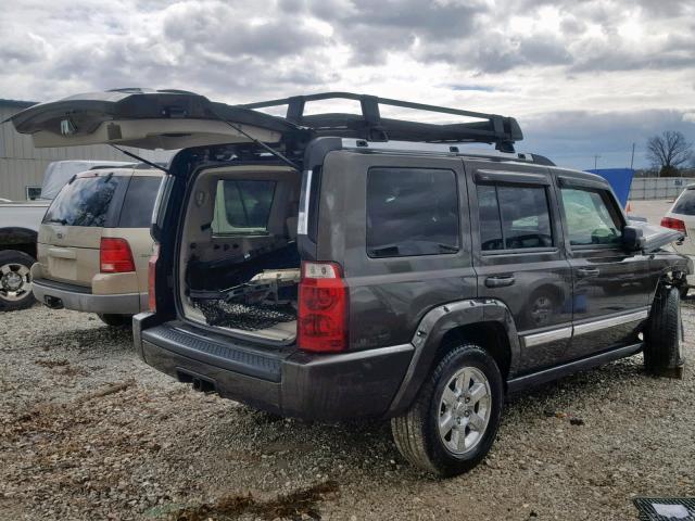1J8HG58216C283106 - 2006 JEEP COMMANDER BLACK photo 4