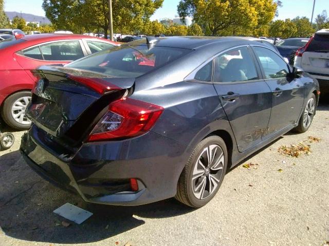 19XFC1F73GE219399 - 2016 HONDA CIVIC EXL GRAY photo 4