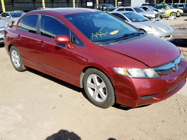 2HGFA1F63BH528219 - 2011 HONDA CIVIC LX-S BURGUNDY photo 1