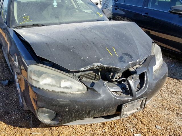 2G2WS542641240035 - 2004 PONTIAC GRAND PRIX BLACK photo 9