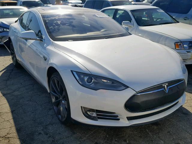 5YJSA1CP9DFP16097 - 2013 TESLA MODEL S Թուխ լուսանկար 1