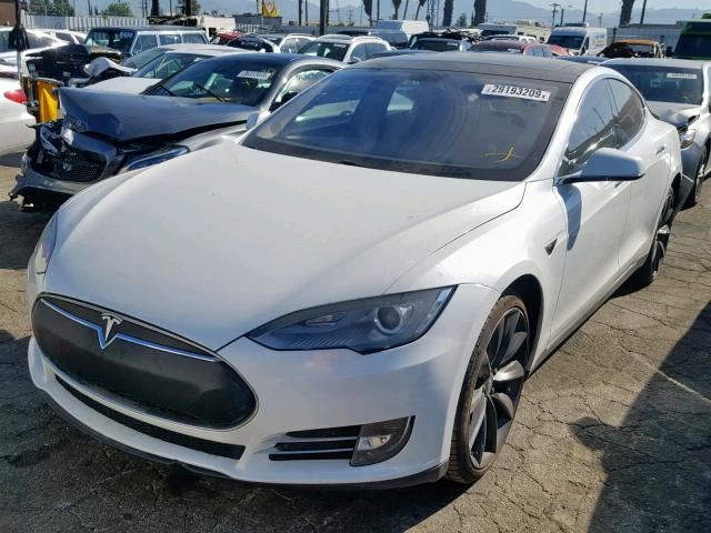5YJSA1CP9DFP16097 - 2013 TESLA MODEL S Թուխ լուսանկար 2