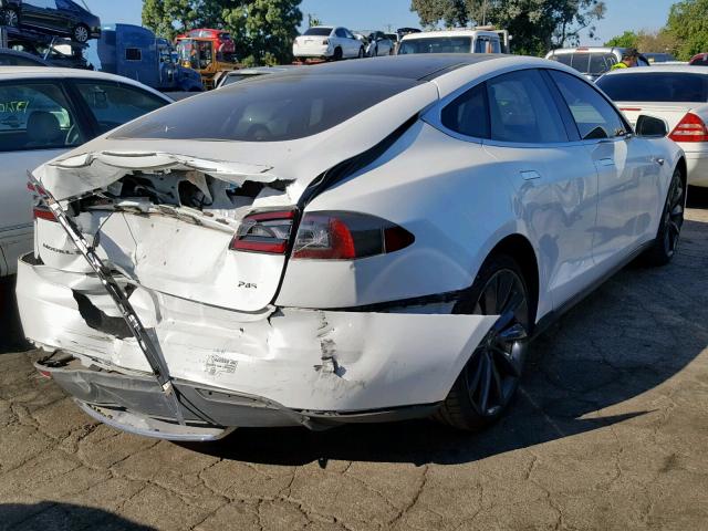 5YJSA1CP9DFP16097 - 2013 TESLA MODEL S Թուխ լուսանկար 4