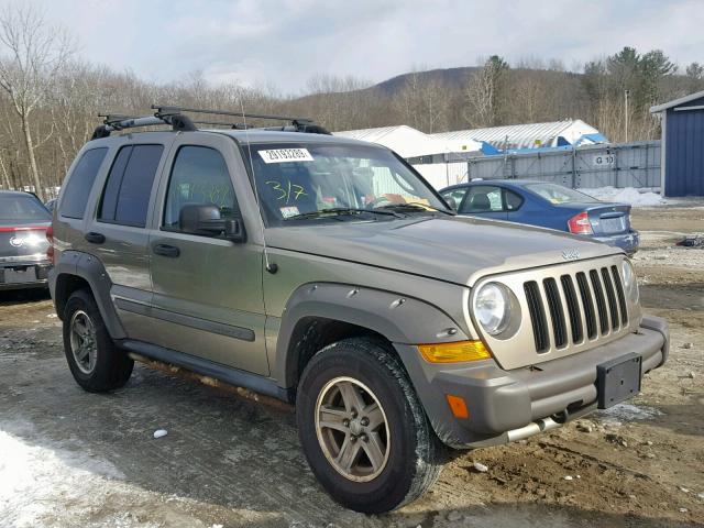 1J4GL38K25W505792 - 2005 JEEP LIBERTY RE BROWN photo 1