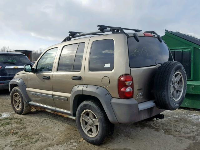 1J4GL38K25W505792 - 2005 JEEP LIBERTY RE BROWN photo 3