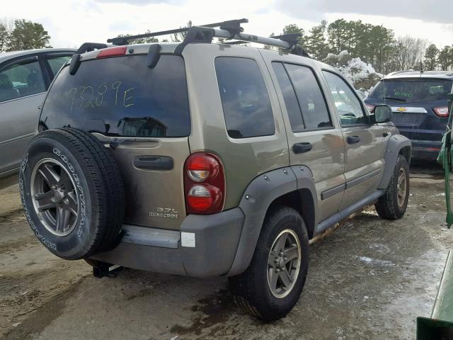 1J4GL38K25W505792 - 2005 JEEP LIBERTY RE BROWN photo 4