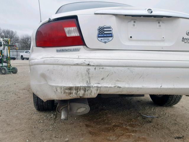 1MEFM53U1YA615526 - 2000 MERCURY SABLE LS WHITE photo 9