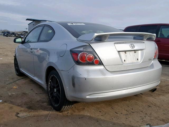 JTKDE167280266699 - 2008 TOYOTA SCION TC ვერცხლისფერი ფოტო 3