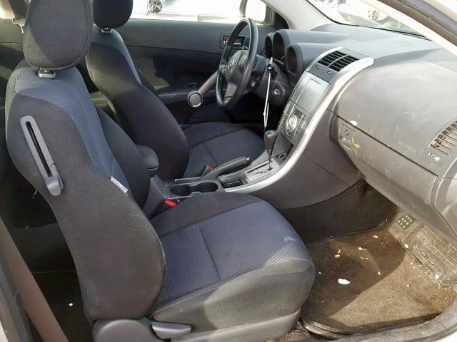 JTKDE167280266699 - 2008 TOYOTA SCION TC ვერცხლისფერი ფოტო 5