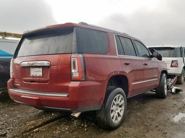 1GKS2CKJ3KR123661 - 2019 GMC YUKON DENA MAROON photo 4