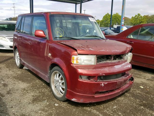 JTLKT324X64072945 - 2006 TOYOTA SCION XB ბურგუნდია ფოტო 1