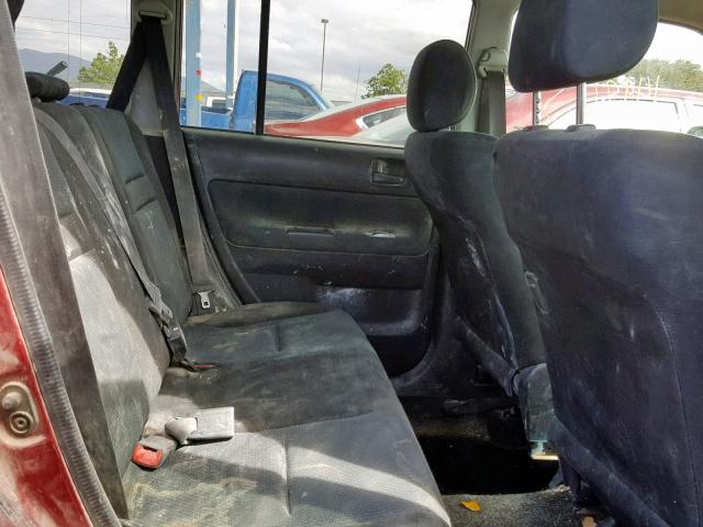 JTLKT324X64072945 - 2006 TOYOTA SCION XB ბურგუნდია ფოტო 6