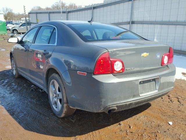 1G1ZH57B49F248193 - 2009 CHEVROLET MALIBU 1LT GRAY photo 3