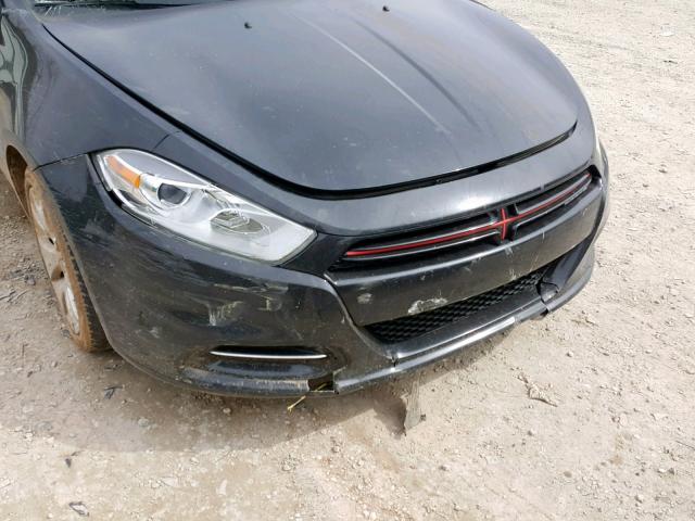 1C3CDFBA0DD286607 - 2013 DODGE DART SXT BLACK photo 9